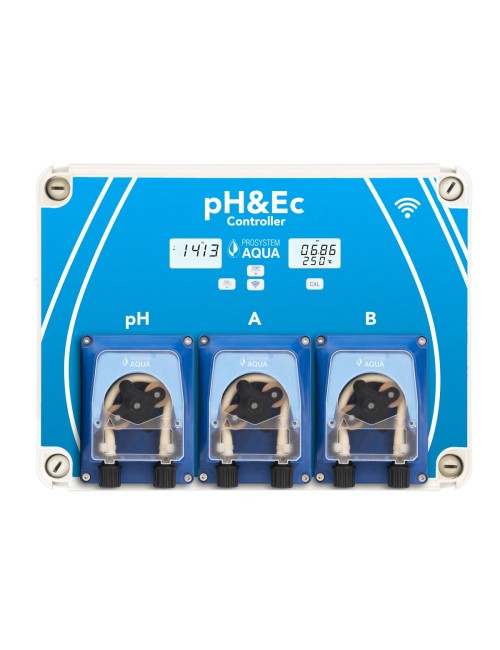 Controlador automático ph & ec conexión wifi prosystem aqua