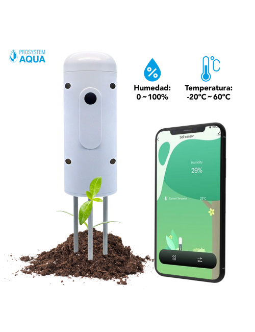 Sensor humedad y temperatura wifi prosystem aqua