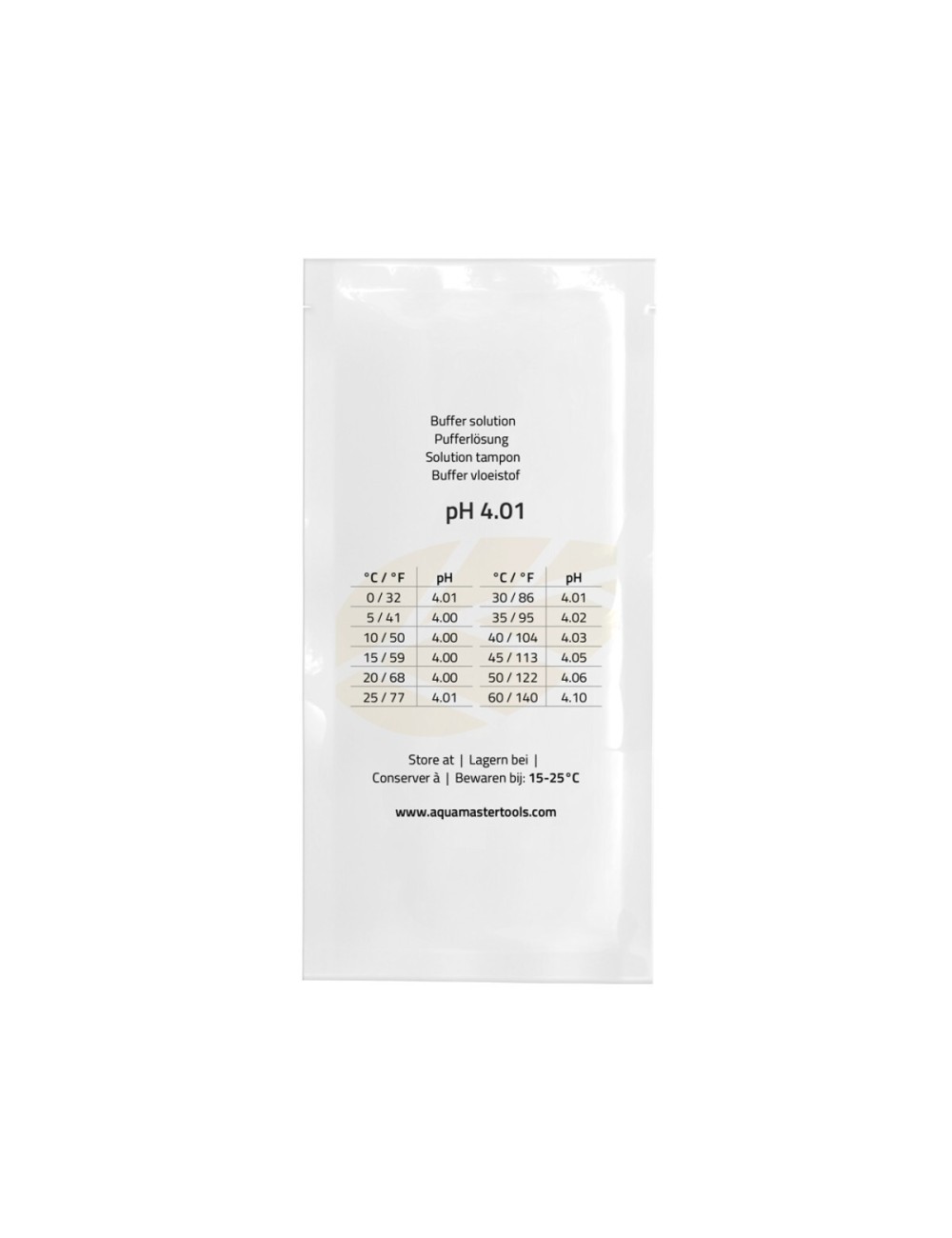 Solución de calibración ph 4,01 aquamaster