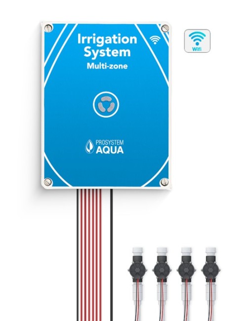 Sistema de riego 8 zonas prosystem aqua