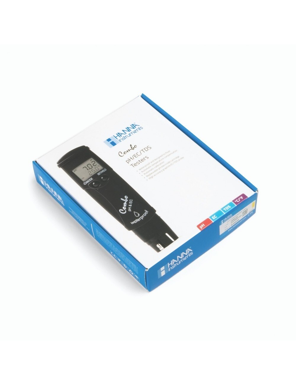 Tester ph / ce / tds / temperatura impermeable hi98129 hanna