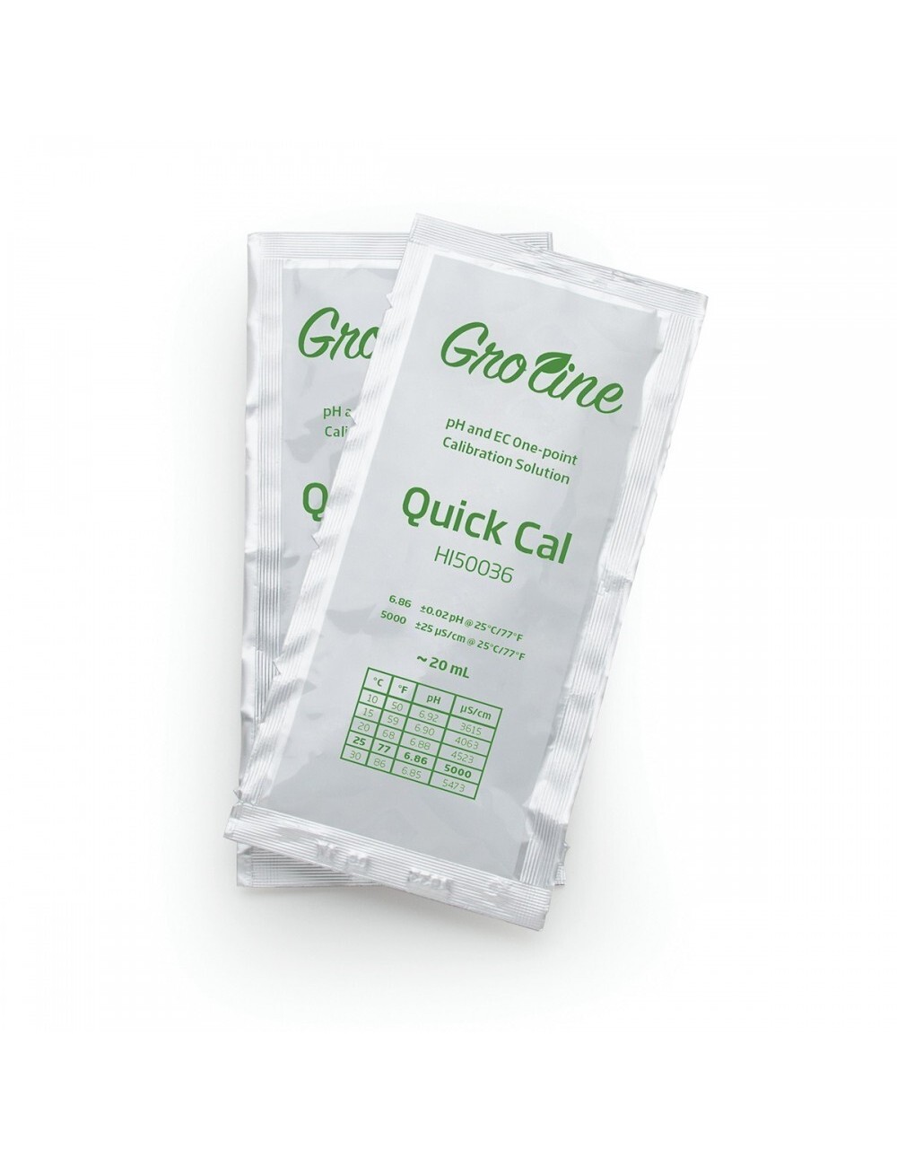 Líquido calibración rápida (caja 25 uds 20ml) hi50036p hanna