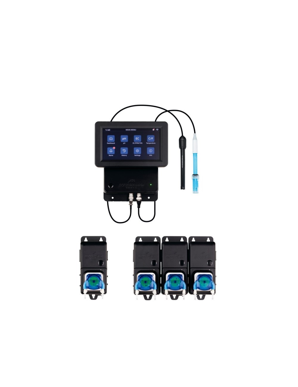 Kit controlador c800 pro y bombas c10+c30 aqua master