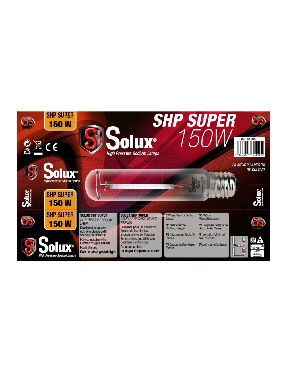 Bombilla solux super hps